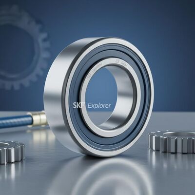 SKF-kogellager met geperste stalen kooi en ZZ 2RS1-zegel voor toepassingen op industriële machines