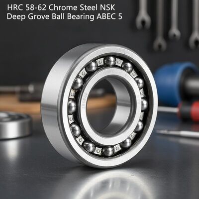 HRC 58-62 Chroomstaal NSK Deep Groove Ball Bearing met ABEC 5 Precision voor machines